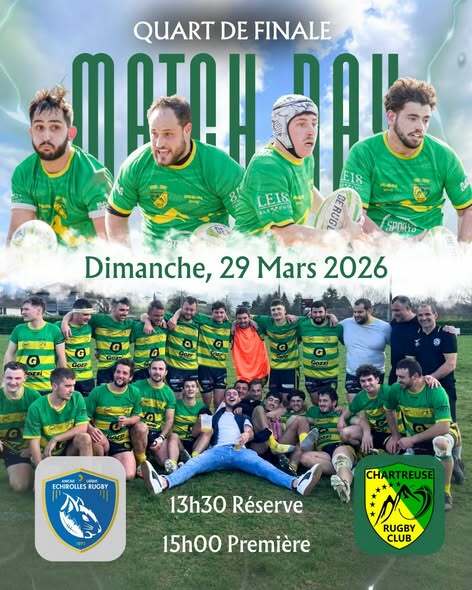 🟢🟡 1/4 de finale de Ligue : le CRC en mission à Échirolles !