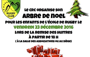 Arbre de Noël Ecole de Rugby