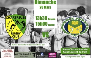 Programme du week-end des Samedi 25 Mars et Dimanche 26 Mars