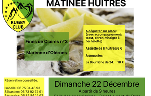 Matinée huîtres au CRC