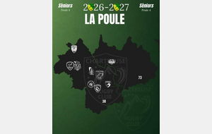 Saison 2026-2027 : nos seniors connaissent leurs adversaires