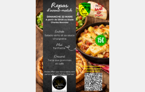 Repas d'avant match CRC-BAAR Thônes