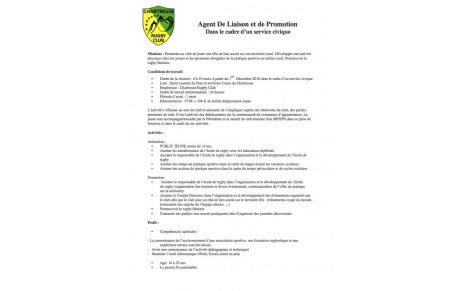 Urgent recherche emploi service civique 