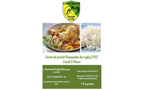 Poulet Basquaise Jeudi 9 Mars