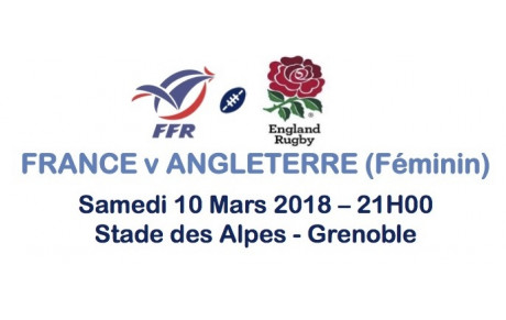 Match FRANCE - ANGLETERRE Féminines