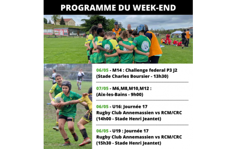 Programme du week-end